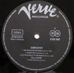 Bill Evans – Empathy LP Plak - Görsel 3