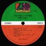 The Family Of Mann – First Light LP Plak - Görsel 6