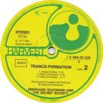 Eberhard Schoener And The Secret Society – Trance-Formation LP Plak - Görsel 6