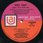 Henry Mancini – Gaily, Gaily (The Original Motion Picture Score) LP Plak - Görsel 3