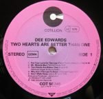 Dee Edwards – Two Hearts Are Better Than One LP Plak - Görsel 3