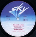 Michael Rother – Flammende Herzen LP Plak - Görsel 3