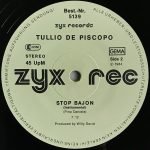 Tullio De Piscopo – Stop Bajon 12'' Maxi Single Plak - Görsel 4