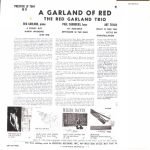 Red Garland With Paul Chambers & Art Taylor ‎– A Garland Of Red LP Plak - Görsel 3