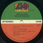 Mose Allison – Mose In Your Ear LP Plak - Görsel 4