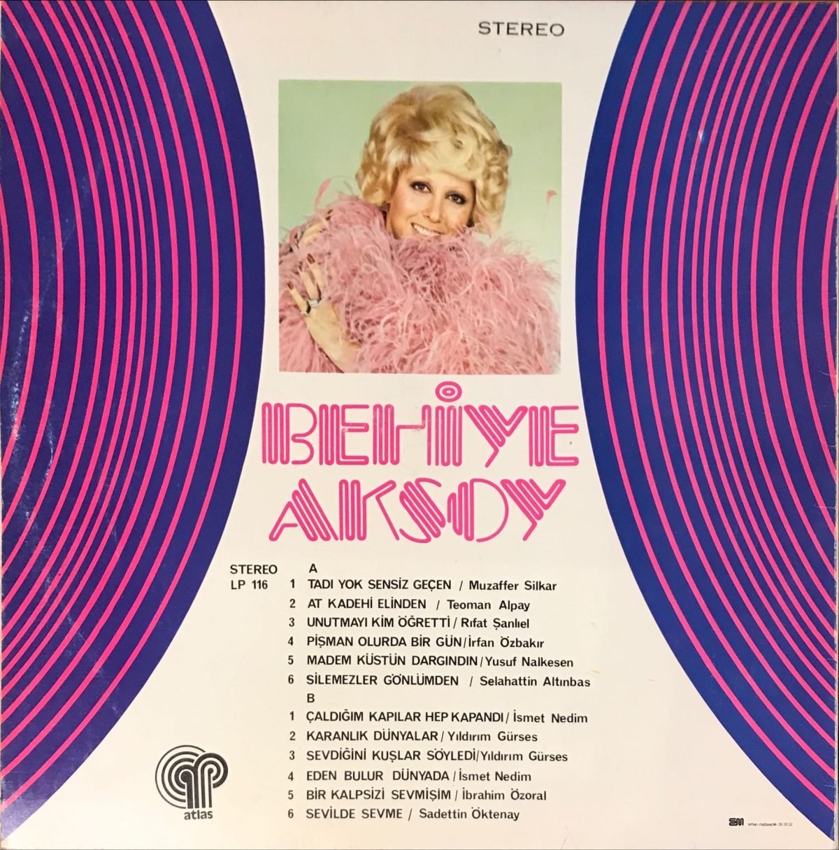 Behiye Aksoy LP Plak - Görsel 2