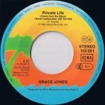 Grace Jones – Private Life / She's Lost Control 45lik Plak - Görsel 3