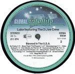 Luke featuring The 2 Live Crew – Banned In The U.S.A. - The Luke LP Plak - Görsel 2