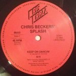 Chris Beckers' Splash – Keep On Dancing 12'' Maxi Single Plak - Görsel 2