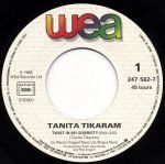 Tanita Tikaram – Twist In My Sobriety 45lik Plak - Görsel 3