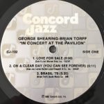 George Shearing & Brian Torff – On A Clear Day LP Plak - Görsel 3