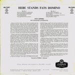 Fats Domino ‎– Here Stands Fats Domino LP Plak - Görsel 2