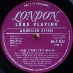 Fats Domino ‎– Here Stands Fats Domino LP Plak - Görsel 3