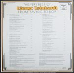 Django Reinhardt – The Very Best Of - From Swing To Bop (His Best Recordings From 1935-1953) 2LP Plak - Görsel 2