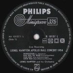 Lionel Hampton – Apollo Hall Concert 1954 LP Plak - Görsel 3