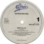 George Michael – Faith 12" Maxi Single Plak - Görsel 3