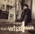 Cyndi Lauper – That's What I Think 12" Maxi Single Plak
