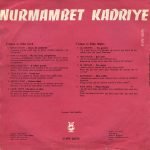 Kadriye Nurmambet – Muzică Populară Turcească LP Plak - Görsel 2