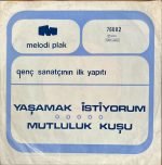 Uğur Yücekent – Yaşamak İstiyorum 45lik Plak - Görsel 2