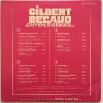 Gilbert Bécaud – Je Reviens Te Chercher 2LP Plak - Görsel 2