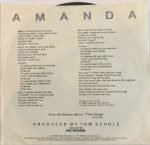 Boston – Amanda 45lik Plak - Görsel 2