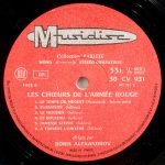 Les Choeurs De L'Armée Rouge – Les Chœurs De L'Armée Rouge - Volume 1 LP Plak - Görsel 4