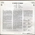 Michel Legrand And His Orchestra – I Love Paris LP Plak - Görsel 2