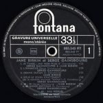 Serge Gainsbourg & Jane Birkin LP Plak - Görsel 3