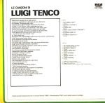 Luigi Tenco – Le Canzoni Di Luigi Tenco LP Plak - Görsel 2