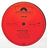 Opus – Live Is Life 12" Maxi Single Plak - Görsel 3