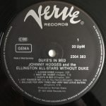Johnny Hodges And The Ellington All-Stars Without Duke – Duke's In Bed LP Plak - Görsel 3