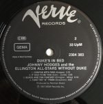 Johnny Hodges And The Ellington All-Stars Without Duke – Duke's In Bed LP Plak - Görsel 4