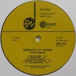 Puccio Roelens – Research Of Sound LP Plak (Library) - Görsel 3