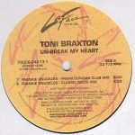 Toni Braxton – Un-Break My Heart 12" Maxi Single Plak (Early House) - Görsel 3