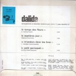 Dalida – Le Temps Des Fleurs 45lik Plak - Görsel 2