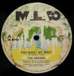 The Greens – You Want My Body 12" Maxi Single Plak - Görsel 2