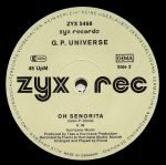 G.P. Universe – Let Me Love You / Oh Senorita 12" Maxi Single Plak - Görsel 4