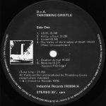 Throbbing Gristle ‎– D.o.A. The Third And Final Report LP Plak - Görsel 3