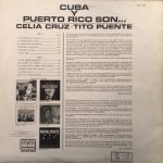 Tito Puente & Celia Cruz – Cuba Y Puerto Rico Son... LP Plak - Görsel 2