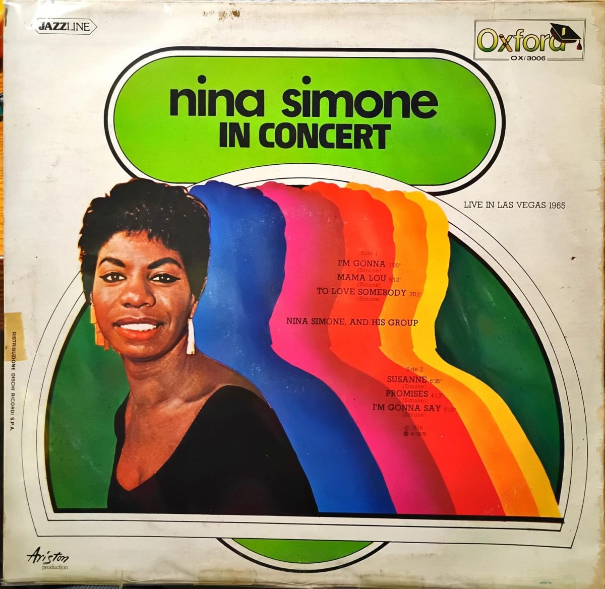 Nina Simone – Nina Simone In Concert - Live In Las Vegas 1965 Plak - Görsel 2