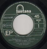 Christine Nerac – Fais Attention 45lik Plak - Görsel 3