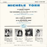 Michèle Torr – La Grande Chanson 45lik Plak - Görsel 2