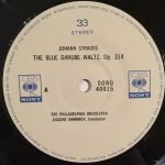 Johann Strauss ‎– The Blue Danube Waltz, Op. 314 / Tales From The Vienna Woods, Op. 325 45lik Plak (Japon Baskı) - Görsel 3