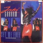 Jaki Graham – Set Me Free 12" Maxi Single Plak (80s Disco)