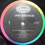 Jaki Graham – Set Me Free 12" Maxi Single Plak (80s Disco) - Görsel 3