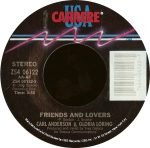 Gloria Loring & Carl Anderson – Friends & Lovers 45lik Plak - Görsel 2