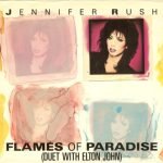Jennifer Rush – Flames Of Paradise 45lik Plak