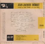 Jean-Jacques Debout – Quand Tu T'En Vas 45lik Plak - Görsel 2