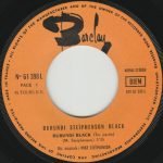 Burundi Steïphenson Black – Burundi Black 45lik Plak - Görsel 2