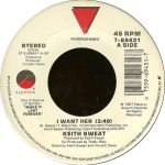 Keith Sweat – I Want Her 45lik Plak - Görsel 2
